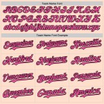 Baseball Ambartive Roze Jersey 3D Zwart Abstract Vlinder Authentiek Aangepast Baseball Ambartive Roze Jersey 3D Zwart Abstract Vlinder Authentiek Aangepast