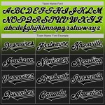 Mode Groen Custom Jersey Authentieke Baseball Fade Zwart-Wit Neon Mode Groen Custom Jersey Authentieke Baseball Fade Zwart-Wit Neon