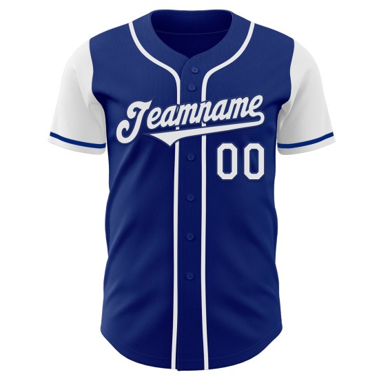 Baseball White Custom Two Jersey Authentieke Koninklijke Toon Baseball White Custom Two Jersey Authentieke Koninklijke Toon