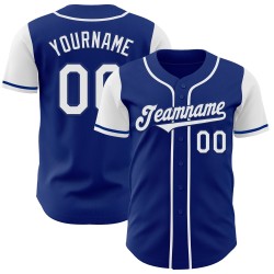 Baseball White Custom Two Jersey Authentieke Koninklijke Toon
