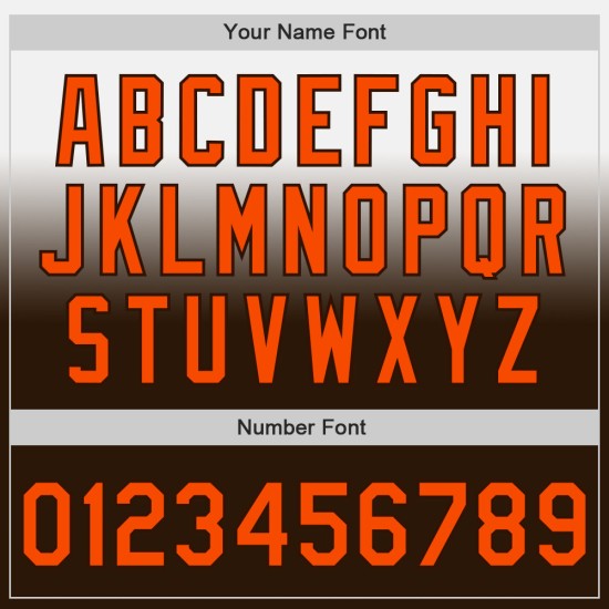 Mode oranje-bruin fade honkbalshirt authentiek wit op maat Mode oranje-bruin fade honkbalshirt authentiek wit op maat