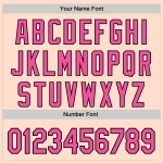 Baseball Ambartive Roze Jersey 3D Zwart Abstract Vlinder Authentiek Aangepast Baseball Ambartive Roze Jersey 3D Zwart Abstract Vlinder Authentiek Aangepast