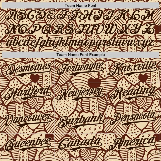 Hart Snack Chocolade Ontwerp 3D Jersey Patroon Foodie Food Authentieke Aangepaste Bruine Crème Honkbal Hart Snack Chocolade Ontwerp 3D Jersey Patroon Foodie Food Authentieke Aangepaste Bruine Crème Honkbal