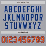 Oranje-koninklijk honkbalshirt op maat, authentiek, tweekleurig Oranje-koninklijk honkbalshirt op maat, authentiek, tweekleurig