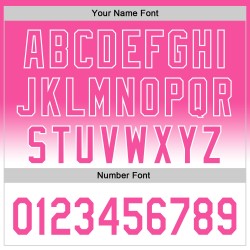 Authentieke 3D Family Love Day-patroonontwerp voor een roze honkbalmoedershirt met kleurverloop in wit Authentieke 3D Family Love Day-patroonontwerp voor een roze honkbalmoedershirt met kleurverloop in wit