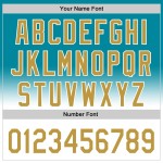 Moeders goud-witte aangepaste honkbal 3D-verlooppatroon trui oud blauwgroen authentiek ontwerp dag Moeders goud-witte aangepaste honkbal 3D-verlooppatroon trui oud blauwgroen authentiek ontwerp dag