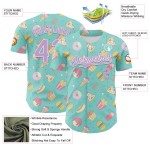 Eten Honkbal Paars-Wit Licht Jersey Friet Ontwerp Foodie Burger Blauw Aangepast Pizzapatroon 3D IJs Authentiek Snel Eten Honkbal Paars-Wit Licht Jersey Friet Ontwerp Foodie Burger Blauw Aangepast Pizzapatroon 3D IJs Authentiek Snel