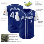Baseball White Custom Two Jersey Authentieke Koninklijke Toon Baseball White Custom Two Jersey Authentieke Koninklijke Toon