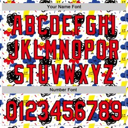 Jersey Cloud Baseball Grappig Vuur Authentiek Cartoon Bliksem Ontwerp 3D Rood-Zwart Aangepast Bloem Wit Patroon Jersey Cloud Baseball Grappig Vuur Authentiek Cartoon Bliksem Ontwerp 3D Rood-Zwart Aangepast Bloem Wit Patroon