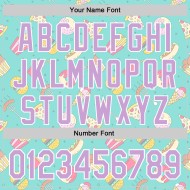 Eten Honkbal Paars-Wit Licht Jersey Friet Ontwerp Foodie Burger Blauw Aangepast Pizzapatroon 3D IJs Authentiek Snel Eten Honkbal Paars-Wit Licht Jersey Friet Ontwerp Foodie Burger Blauw Aangepast Pizzapatroon 3D IJs Authentiek Snel