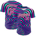 3D roze-erwten shirt honkbalpatroon kunst zwart ontwerp groen rave psychedelisch diep aangepast authentiek vloeibaar 3D roze-erwten shirt honkbalpatroon kunst zwart ontwerp groen rave psychedelisch diep aangepast authentiek vloeibaar