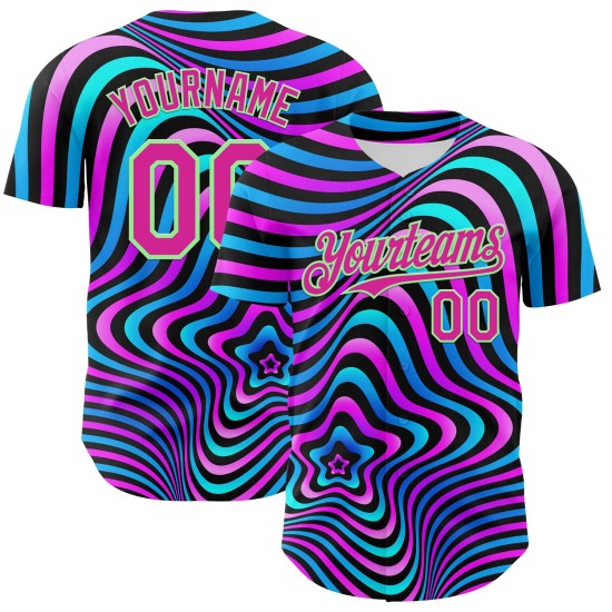 3D roze-erwten shirt honkbalpatroon kunst zwart ontwerp groen rave psychedelisch diep aangepast authentiek vloeibaar 3D roze-erwten shirt honkbalpatroon kunst zwart ontwerp groen rave psychedelisch diep aangepast authentiek vloeibaar