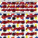 Jersey Cloud Baseball Grappig Vuur Authentiek Cartoon Bliksem Ontwerp 3D Rood-Zwart Aangepast Bloem Wit Patroon Jersey Cloud Baseball Grappig Vuur Authentiek Cartoon Bliksem Ontwerp 3D Rood-Zwart Aangepast Bloem Wit Patroon