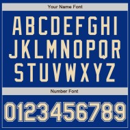 Baseball Royal Cream Custom Authentic Jersey Baseball Royal Cream Custom Authentic Jersey