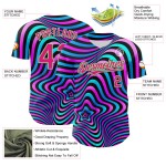 3D roze-erwten shirt honkbalpatroon kunst zwart ontwerp groen rave psychedelisch diep aangepast authentiek vloeibaar 3D roze-erwten shirt honkbalpatroon kunst zwart ontwerp groen rave psychedelisch diep aangepast authentiek vloeibaar