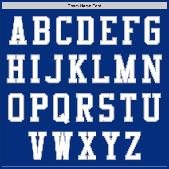 Wit-grijs op maat gemaakt authentiek honkbalshirt Royal Wit-grijs op maat gemaakt authentiek honkbalshirt Royal