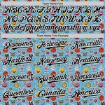 Cartoonpatroon Authentiek Aangepast Sky Baseball Ontwerp 3D Zwart-Wit Grappig Emoji Jersey Blauw Cartoonpatroon Authentiek Aangepast Sky Baseball Ontwerp 3D Zwart-Wit Grappig Emoji Jersey Blauw