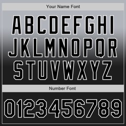 Grijs Baseball Fade Fashion Custom Jersey Authentiek Zwart-Wit