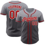 Fade Steel Jersey Authentieke Mode Rood Grijs Aangepast Grijs-Wit Honkbal Fade Steel Jersey Authentieke Mode Rood Grijs Aangepast Grijs-Wit Honkbal