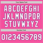 Twee Jersey Tone Roze Baseball Authentieke Wit-Paarse Custom Twee Jersey Tone Roze Baseball Authentieke Wit-Paarse Custom